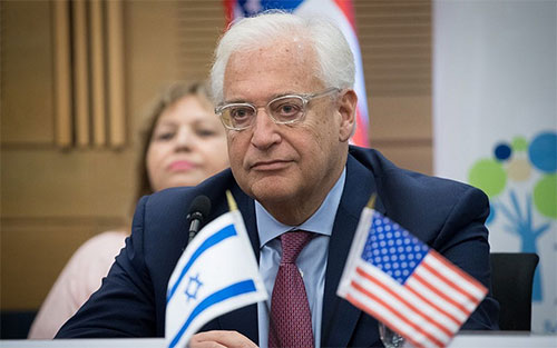 David Friedman Mahmoud Abbas insulta al embajador de EEUU en la entidad sionista